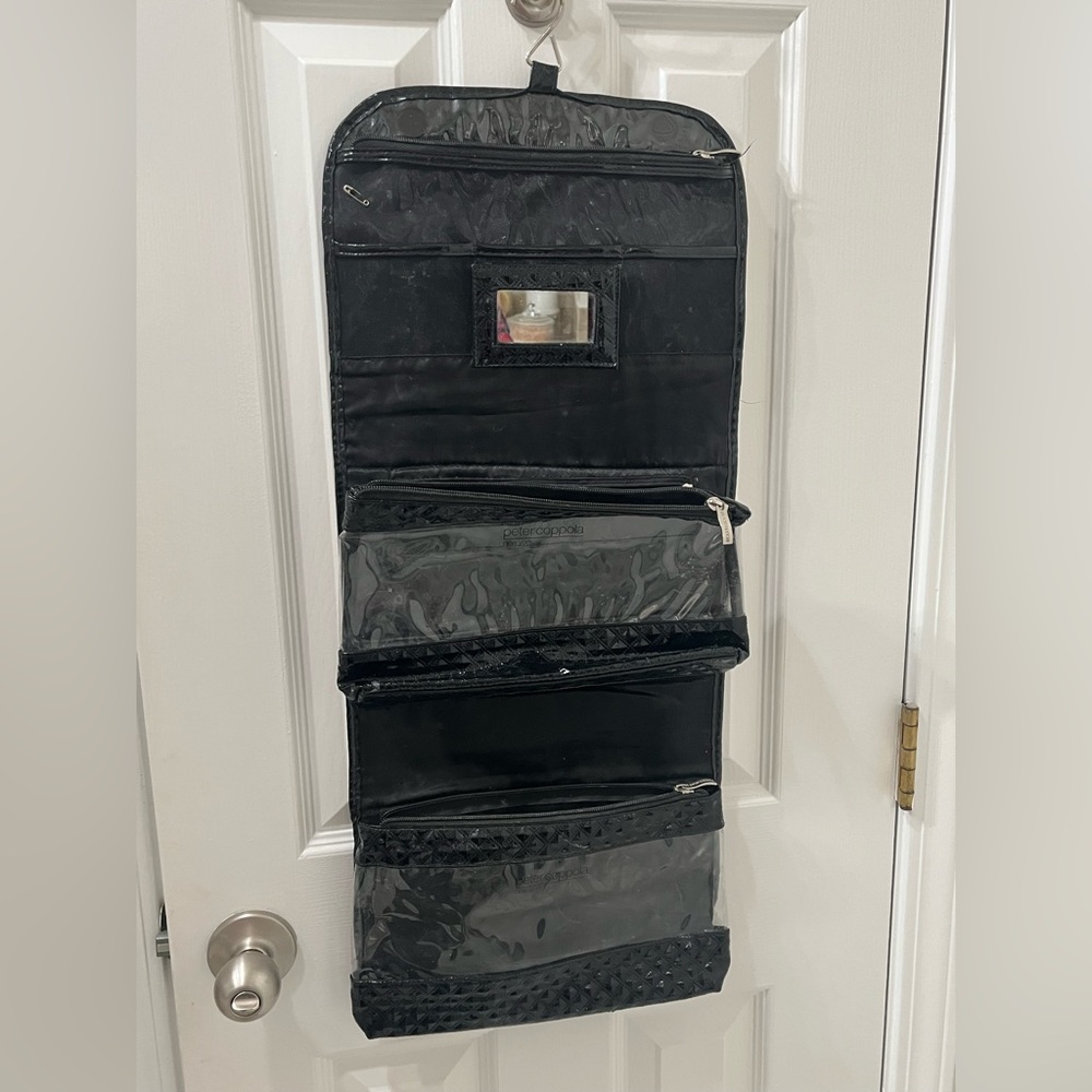 Patent Hanging Makeup Bag